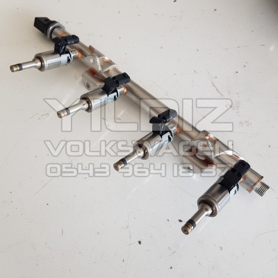 Volkswagen Audi Skoda Seat 04E133320D Orijinal Sıfır Kullanılmamış Enjektör Kütüğü Yakıt Dağıtıcısı