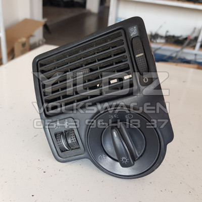 Volkswagen Golf4 1J1819703C Orijinal Çıkma Ön Göğüs Sol Havalandırma Izgarası Üfleç Far Anahtarı 1998 1999 2000 2001 2002 2003 2004