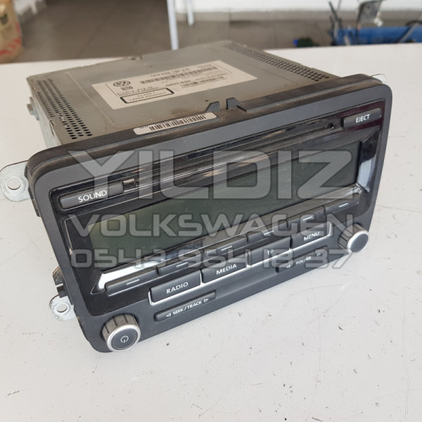 Volkswagen 1K0035186AN Orijinal Radyo CD Çalar Multimedya Double Teyp