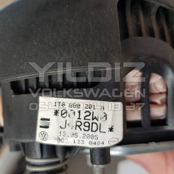 Volkswagen Polo 1T0880201A Orijinal Çıkma Airbag Direksiyon Hava yastığı 2002 2003 2004 2005 2006