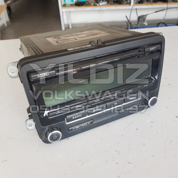 Volkswagen 5M0035186J Orijinal Radyo CD Çalar Multimedya Double Teyp