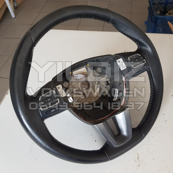 Seat Altea 5P0419091AR Çok Fonksiyonlu Orijinal Çıkma Direksiyon Simidi 2007 2008 2009 2010 2011 2012 2013 2014 2015