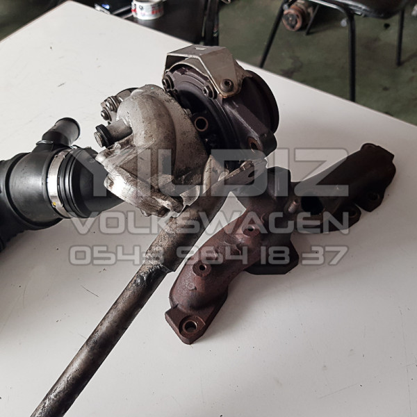 Volkswagen Audi Seat Skoda 03L253010F - 03L 253 010 F Turbo Orijinal Çıkma Parça