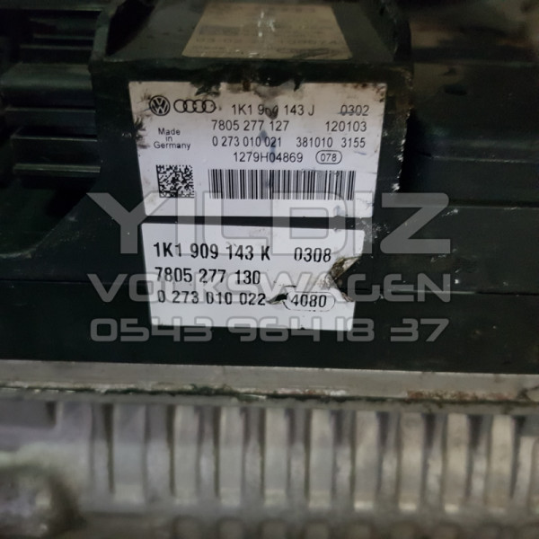 Volkswagen Audi Skoda Seat Bosch 1K1423051AH 1K1909143J 1K1909143K Orijinal Çıkma Direksiyon Kutusu