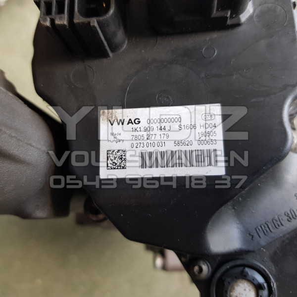 Volkswagen Audi Skoda Seat Bosch 1K1423051BS 1K1909144J Orijinal Çıkma Direksiyon Kutusu