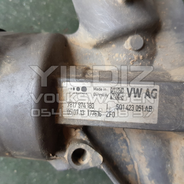 Volkswagen Audi Skoda Seat Bosch 5Q1423051AB 1K1423051CK 1K1909144L Orijinal Çıkma Direksiyon Kutusu
