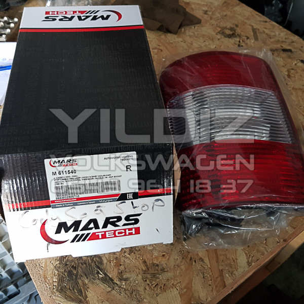 Volkswagen Caddy Mars Tech M611540 Sağ Stop Kullanılmamış Sıfır Yedek Parça 2003 2004 2005 2006 2007 2008 2009