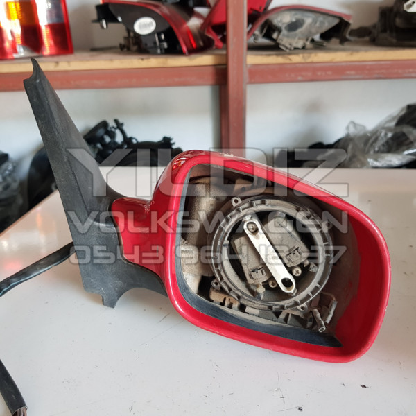 Volkswagen Golf 4 Bora Sağ Dikiz Aynası Orijinal Çıkma Kırmızı 1998 1999 2000 2001 2002 2003 2004