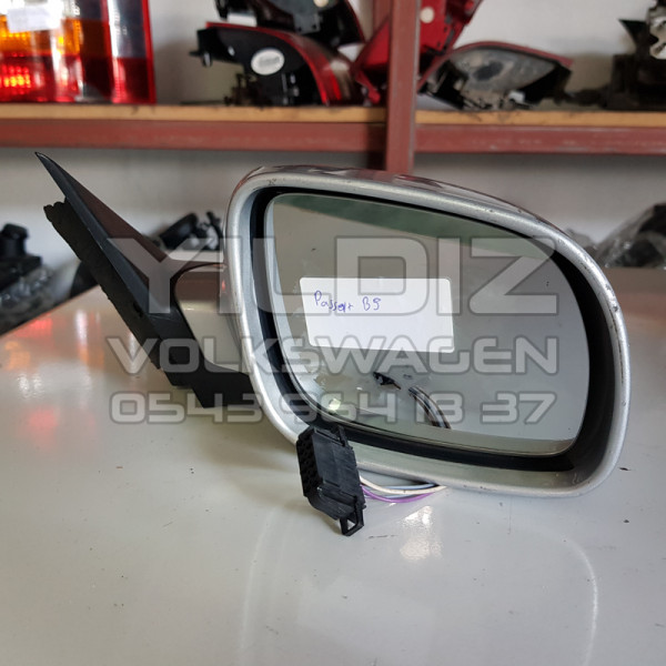 Volkswagen Passat B5 Sağ Dikiz Aynası Orjinal Çıkma Gümüş Gri 1997 1998 1999 2000