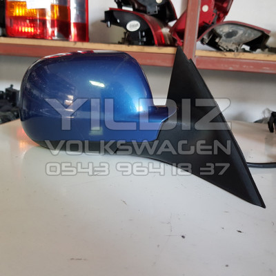 Volkswagen Passat B5 Sağ Dikiz Aynası Orjinal Çıkma Mavi 1997 1998 1999 2000