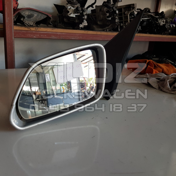 Volkswagen Polo 9N3 GTI Sol Dikiz Aynası Orijinal Çıkma Gümüş Gri 2005 2006 2007 2008 2009 2010