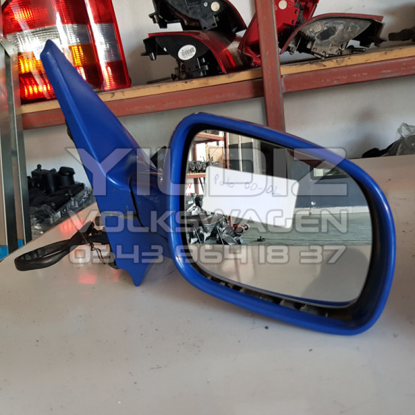 Volkswagen Polo Sağ Dikiz Aynası Orijinal Çıkma Mavi 2000 2001 2002