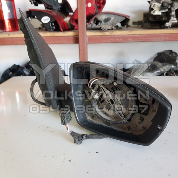 Volkswagen Polo Sağ Dikiz Aynası Orijinal Çıkma Siyah 2010 2011 2012 2013 2014 2015 2016