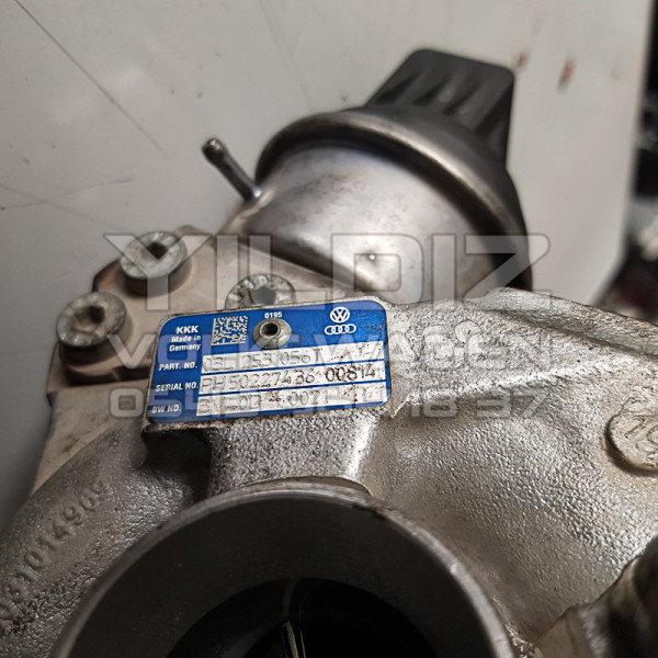 Volkswagen Skoda Seat 03L253056T - 03L 253 056 T Turbo Orijinal Çıkma Parça